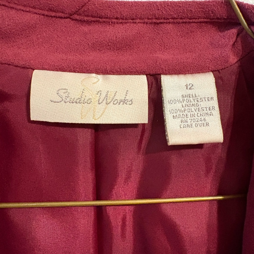 Studio Works Women's Raspberry Jacket - Picture 3 of 5